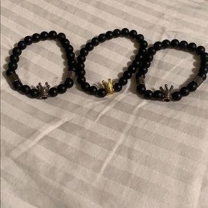 Marble bead bracelet